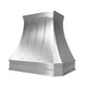 Custom Classic Curved Brushed Stainless Steel Range Hood