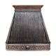 Custom Copper Wall Mount Range Hood 48"W x 21"D x 48"H-VH14SL