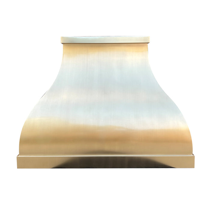 Custom Designed Brass Stove Vent Hood Bell Shaped
