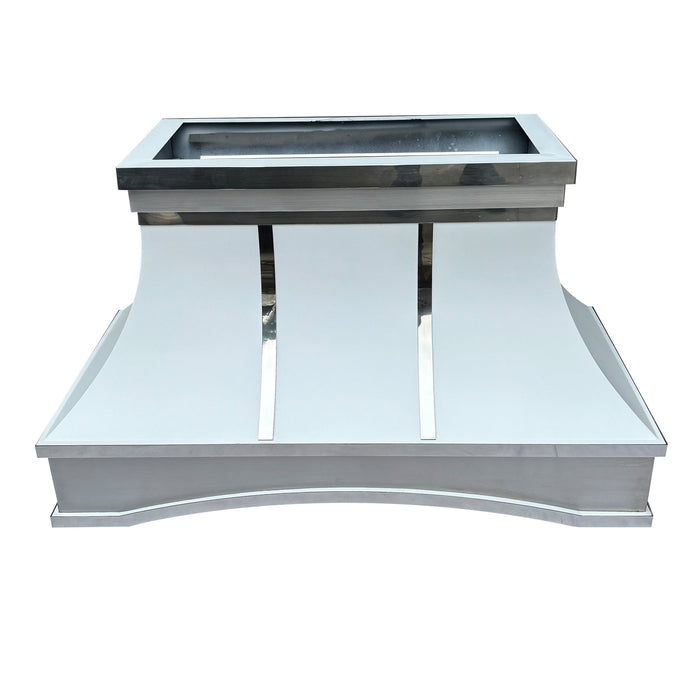 Custom Metal Kitchen Hoods with Arched Apron