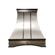 Custom Stainless Steel Kitchen Hoods with Arched Apron