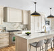 Custom Stainless Steel Range Hood Coffee White Round Box