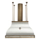 Designer Custom Stainless Steel Range Hood French Style