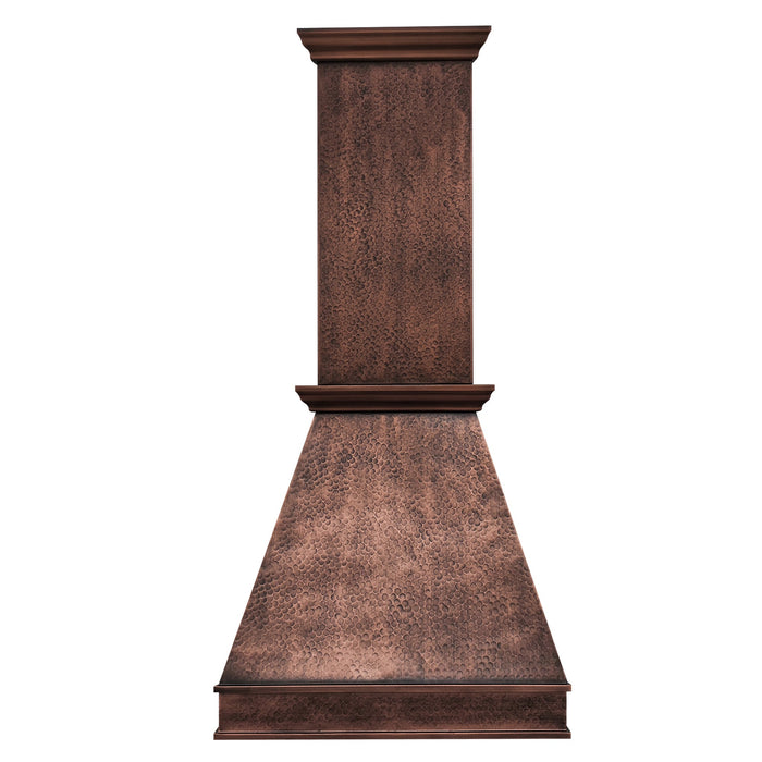 Farmhouse Copper Hoods Custom High Chimney Design