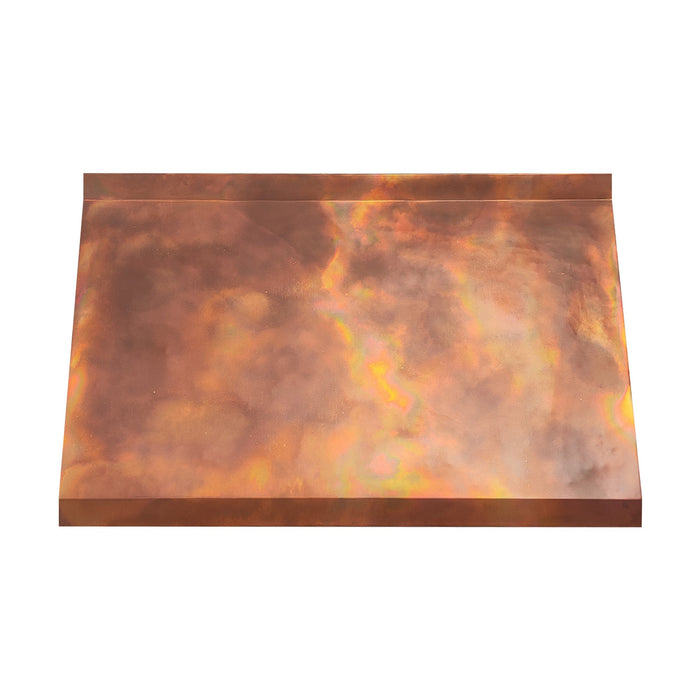 Fired Copper Custom Kitchen Hood
