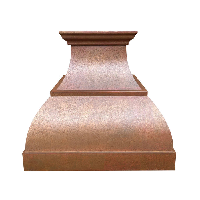 Handcrafted Copper Range Hood Wall-Mount 30''W x 24''D x 27''H