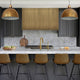 Luxury Box Custom Brass Range Hood with Ribs