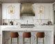 Metal Range Hoods Custom Antique Brushed Brass