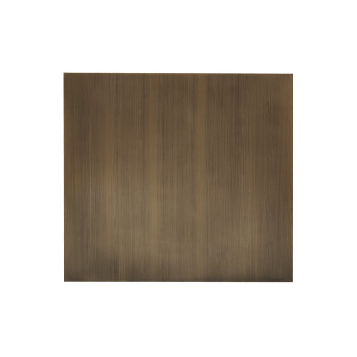 Modern Box Customized Antique Brushed Brass Range Hood