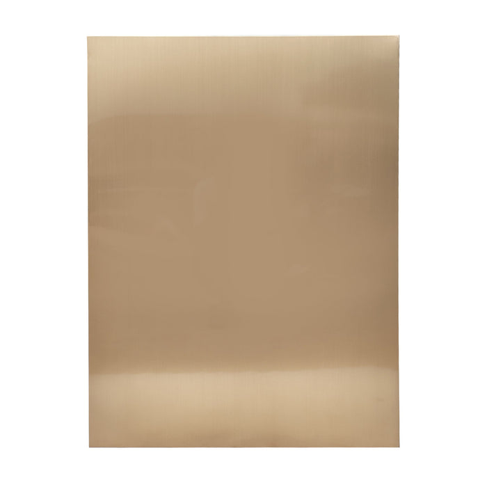 Modern Box Customized Brushed Brass Kitchen Hood