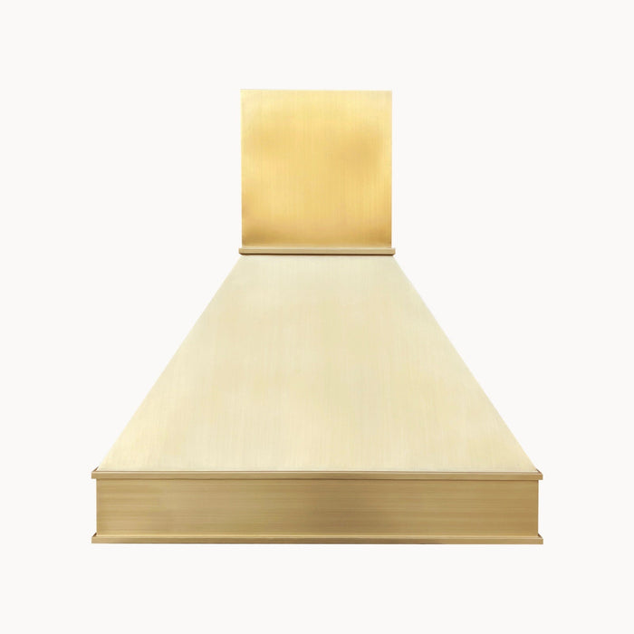 Modern Brass Kitchen Range Hood Chimney Style