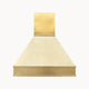 Modern Brass Kitchen Range Hood Chimney Style
