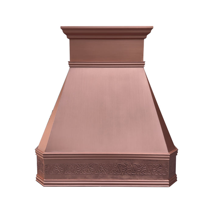Natural Copper Hood Custom Handcrafted Hammered Apron