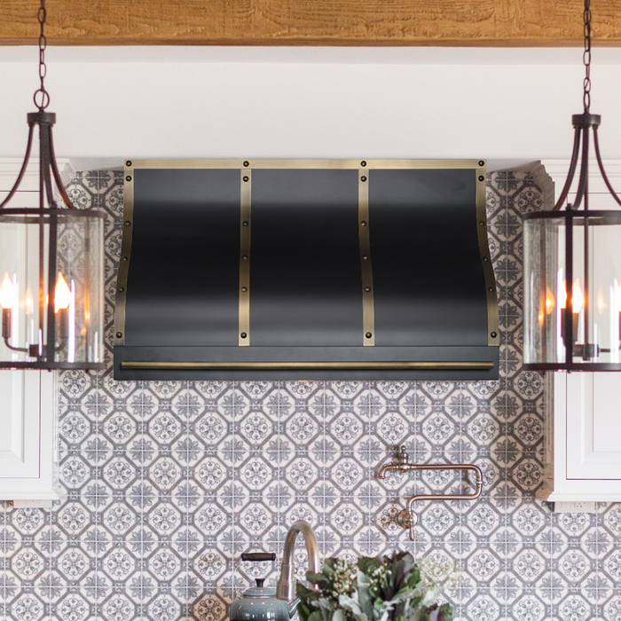 Ogee Antique Black Stainless Range Hood Cover