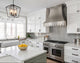 Sleek Scalloped Stainless Steel Custom Kitchen Vent Hood