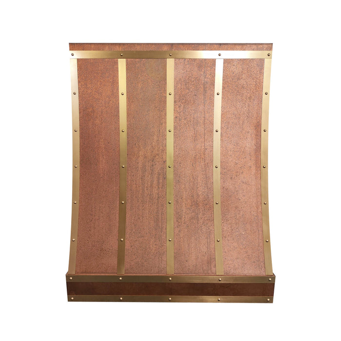 Slope Copper Under-Cabinet Kitchen Hood