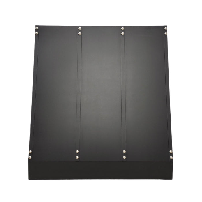 Modern Black Slope Designer Stainless Steel Custom Kitchen Hoods
