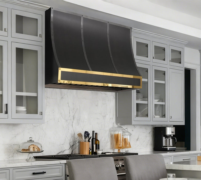 Stainless Steel Kitchen Hood Urban Brushed Gray