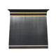 Stainless Steel Range Hood Angled Decorative Design