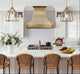 Sweep Brass Brushed Custom Range Hood