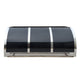 Under Cabinet Range Hood Stainless Steel Polished Black with Pot Rack