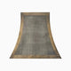 Vintage Zinc Range Hood Curved with Antique Brass Straps