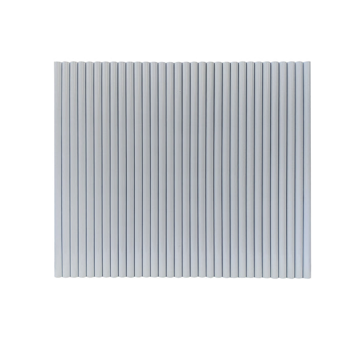 White Stainless Steel Range Hood Box Shape with Ribs