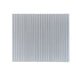 White Stainless Steel Range Hood Box Shape with Ribs