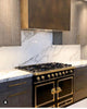 Box Shape Custom Brass Kitchen Hood