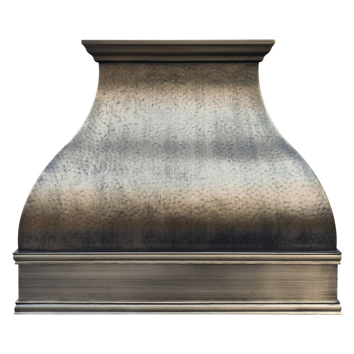 Hammered Antique Bell Brass Kitchen Hood