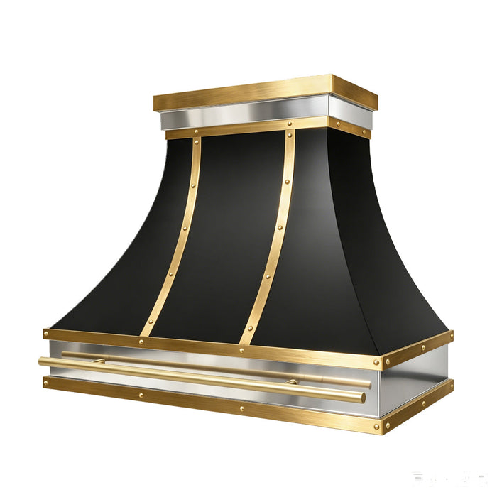 Refine Curved Undertated Stainless Steel Vent Hood