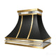 Refine Curved Undertated Stainless Steel Vent Hood