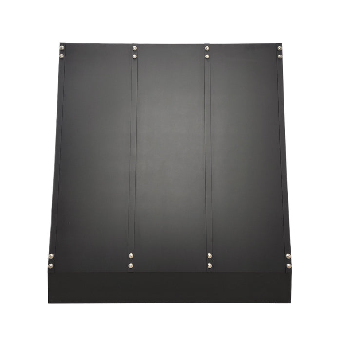 Custom Angled Stainless Steel Kitchen Hood