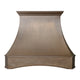 Vintage Copper Custom Sweep Range Hood with Arch