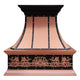 Penny Sweep Handcraft Copper Stove Kitchen Range Vent Hood with Apron