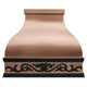 Bell-shaped Custom Farmhouse Copper Range Hood