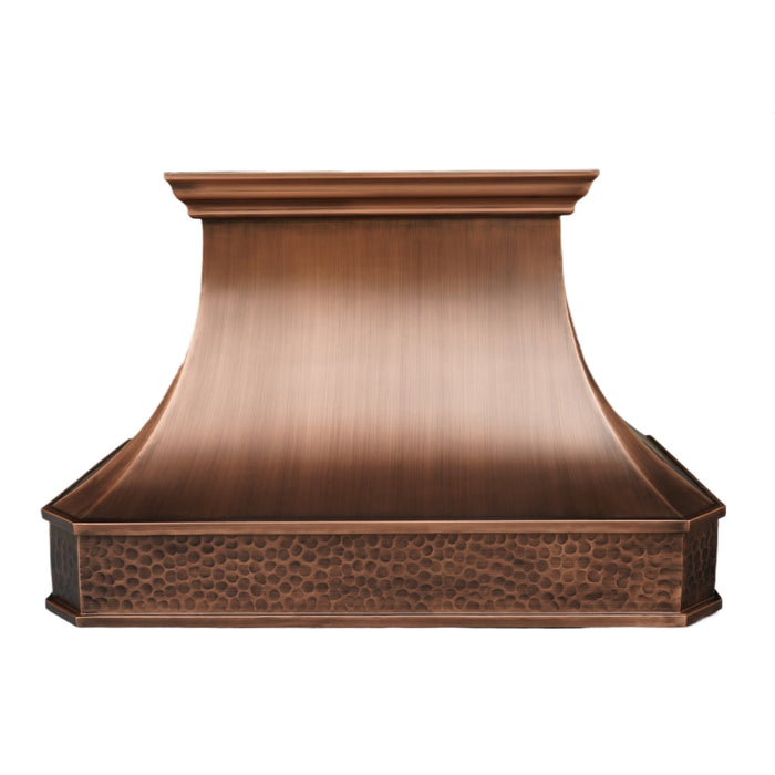 Custom Solid Copper Kitchen Range Hoods