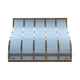 Ogee Polished Blue Stainless Steel Custom Range Hoods Kitchen Under Cabinet Vent