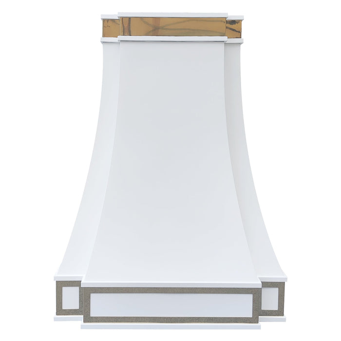 Sweep Stainless Steel Custom Range Hood with Trims