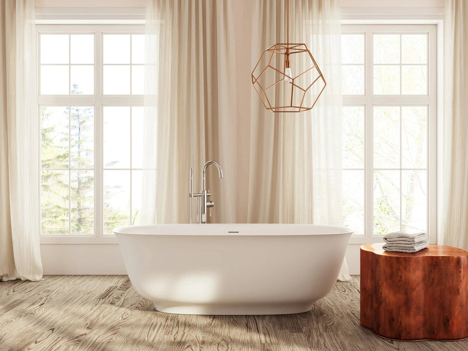 LaToscana 67" Free Standing Solid Surface Bathtub PLERAV6730