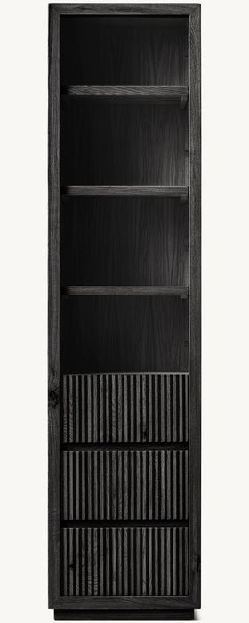 Reclaimed Oak Reeded Bath Cabinet
