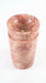 Red Travertine Designer Pedestal Stand-Alone Sink (W)18" (L)18" (H)33"
