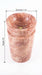 Red Travertine Designer Pedestal Stand-Alone Sink (W)18" (L)18" (H)33"