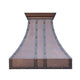 Rustic Curved Copper Range Hood