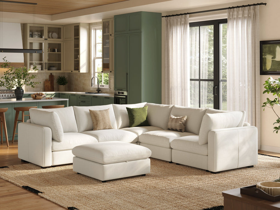 RUBIK V 4 Seats with Corner & Ottoman