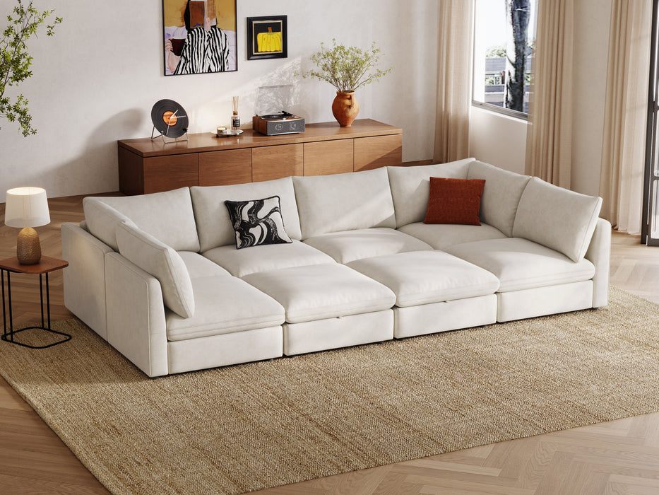 RUBIK V 4 Seats with 2 Corners & 2 Ottomans