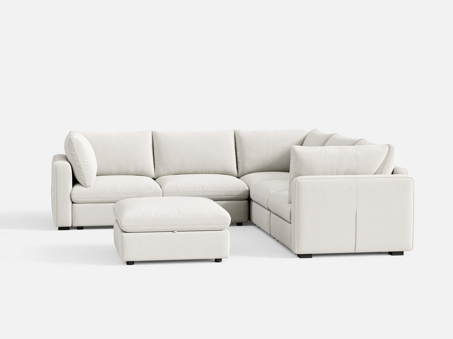 RUBIK V 4 Seats with Corner & Ottoman