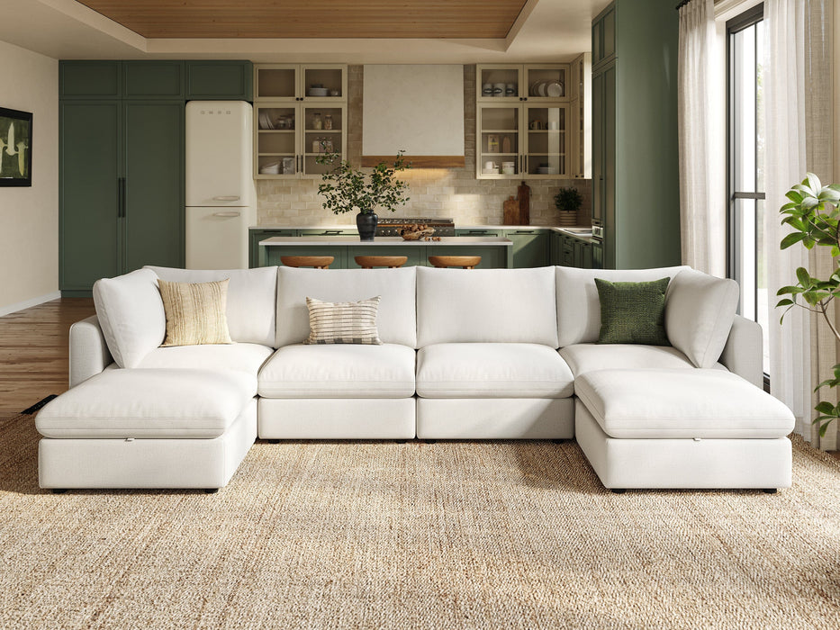 RUBIK V 4 Seats with 2 Ottomans