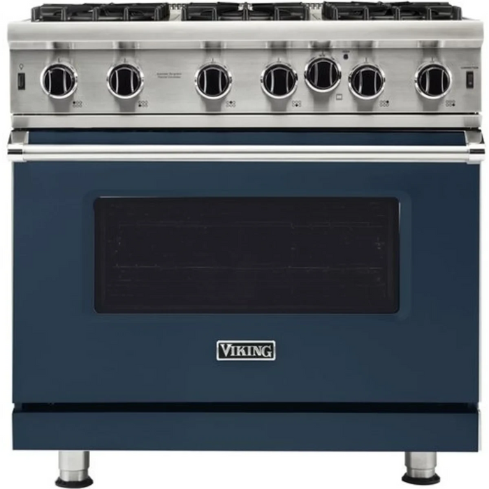 Viking® 5 Series 36" Stainless Steel Pro Style Range VGIC53626BSS