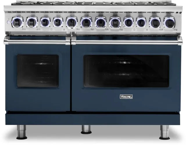 Viking® 7 Series 48" Stainless Steel Pro Style Dual Fuel Range VDR74828BSSLP